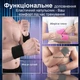 Перчатки спортивные с открытыми пальцами антискользящим покрытием и напульсники комплект для подтягивания на турнике кроссфита воркаута силовых упражнений на тренажерах атлетики защитные рукавицы от мозолей Серые 66_12_L_3C - изображение 7