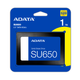 Накопичувач SSD ADATA Ultimate SU650 1TB 2.5" SATA III 3D NAND - изображение 2