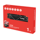Накопичувач SSD M.2 ADATA GAMMIX S70 BLADE 1TB 2280 PCIe 4x4 NVMe 3D NAND Read/Write:7400/5500 MB/sec - зображення 2