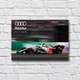 Дерев’яний постер Формула-1 Audi R26 210х297 мм - зображення 1