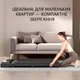 Складна бігова доріжка YXT003 3-в-1 Walking Pad, до 150 кг з пультом та LED-дисплеєм. - зображення 3