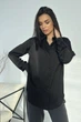 Жіноча сорочка прямого крою Nenka S Чорний (nenka3622-S) - зображення 4