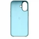 Чехол силиконовый с MagSafe для iPhone 16 Plus защита камеры микрофибра Riptide Blue - изображение 4