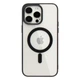 Чехол TPU Color с MagSafe для iPhone 14 Pro черный противоударный с защитой камеры - изображение 1