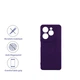 Чехол силиконовый Full Camera для Tecno Spark 20 KJ5n с микрофиброй внутри защитный фиолетовый - зображення 2