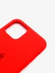 Чехол силиконовый для iPhone 11 Pro с микрофиброй внутри защита камеры красный 14.Red - зображення 5