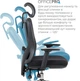 Крісло комп'ютерне офісне ергономічне OfficePro Aero Black (OC490B) - зображення 9