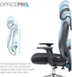 Крісло комп'ютерне офісне ергономічне OfficePro Aero Black (OC490B) - зображення 10