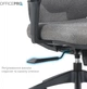 Кресло компьютерное офисное эргономичное OfficePro Comfort Gray (OC524G) - изображение 11