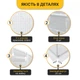 Теплица LEOBRO Garden 10м2 с усиленным стальным каркасом (LB-10M25W) - изображение 4