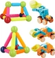 Klocki magnetyczne Woopie Pojazdy 52 elementy 55983 (5906280655983) - obraz 1