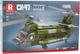 Klocki konstrukcyjne LeanToys helikopter wojskowy CH-47 Chinook 1451 elementów 749504 (5905991086994) - obraz 1