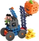 Klocki konstrukcyjne Marioinex Mini Waffle Farmer: Wózek widłowy z Jack 50 elementów 722180 (5903033907511) - obraz 6