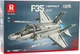 Klocki konstrukcyjne LeanToys samolot myśliwski F-35 Lightning II 1490 elementów Szary 763752 (5905991088905) - obraz 1