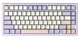 Клавиатура беспроводная Attack Shark X75 Bluetooth/Wireless/USB White-Purple (AS-6972792471464-TP-UA) - изображение 1