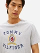 Футболка хлопковая длинная мужская Tommy Hilfiger Xm04438-P8F(Grey Heather) XL Серая с принтом (198296685213) - изображение 5