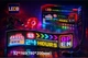Гибкая светодиодная вывеска LED Matrix Panel RGB Bluetooth (780×200 мм) — Автомобильное табло бегущая строка 160х32 пикселя для рекламы и витрин - изображение 1