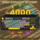 Клавиатура беспроводная Attack Shark X87 Bluetooth/Wireless/USB Black-Yellow (AS-6972792470429-SB) - изображение 2