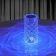 Настольная LED лампа Кристалл Роза хрустальная Crystal Rose, ночник на аккумуляторе с сенсорным управлением на пульте управления - изображение 6