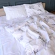 Простынь MirSon Бязь 17-0956 White Botanica 150х220 см (2200013182702) - изображение 4