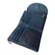 Женский кошелёк из искусственной пористой кожи маленький чёрный IVORX SZ661B_Black - изображение 4