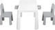 Дитячий комплект Caretero Toyz Monti Grey Стіл з 2 стільцями (5908310393261) - зображення 1