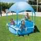 Детский каркасный бассейн с навесом Intex, Metal Frame 183х38 см, 700 л (28209-INT) - изображение 2