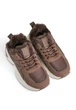 Кросівки з хутром жіночі Mengfuna 7063/Choco/216-45/B 36 Коричневий - изображение 3