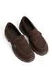 Лофери замшеві жіночі PLPS 6172/Brown/R075-6/B 40 Коричневий - изображение 4