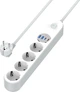 Сетевой фильтр-удлинитель СolorWay 4 розетки/4USB (Type-C 2PD20W + 2USB QC3.0) (20W) 2м White (CW-CHE44PDW) - изображение 3