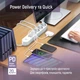 Сетевой фильтр-удлинитель СolorWay 4 розетки/4USB (Type-C 2PD20W + 2USB QC3.0) (20W) 2м White (CW-CHE44PDW) - изображение 8