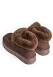 Уггі замшеві жіночі STL 9047/Choco/UG130-4/B 41 Коричневий - зображення 4