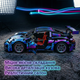 Радіокерований конструктор Porsche 911 Cyber Racing на пульті та APP керуванні 1306+ деталей масштаб 1:12 з підсвіткою - зображення 8
