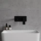 Змішувач для умивальника прихованого монтажу Omnires Parma black mat (PM7415BL) (00139928) - зображення 3