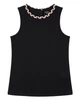 Майка Lupilu чёрная с плетением коллекция Heidi Klum 110/116 - изображение 1