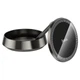 Автомобільний тримач Hoco H83 Metal ring magnetic car holder (center console) Black - изображение 4