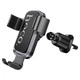 Автомобільний тримач Hoco H80 Vista gravity Car holder (air outlet) Black - изображение 5