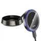 Автомобільний тримач із бездротовою зарядкою Hoco HW33 Metal ring magnetic wireless 15W Grey - зображення 5