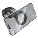 Автомобільний тримач HOCO H92 High vacuum suction cup magnetic holder 4.5-7" Black - зображення 5