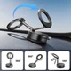 Автомобільний тримач XO C188 metal magsafe vacuum chuck manual latch magnetic holder (rotatable) Black - изображение 6