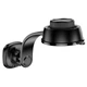 Автомобільний тримач із бездротовою зарядкою Hoco HW31 Crown magnetic wireless charging (center console) Black - изображение 3