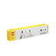 Listwa z wieszakami LEGO Czarny Szary Grafitowy (5711938033569) - obraz 1
