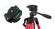 Універсальний портативний розкладний штатив TriPod 3366 0.50-1.40м Тренога для телефону та фотоапарата - зображення 3