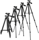 Портативный штатив для смартфона камеры Tripod 3120 0,35-1.02м, Универсальный трипод для телефона, Черный - изображение 8