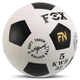 Мяч футбольный Fox Football Soft Touch 7628 размер 5 White-Black - изображение 2