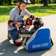 Сумка для роликов и защиты черная BavarSport 1853 Blue - изображение 5