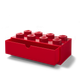 Pojemnik LEGO Klocek z szufladą 8 Czerwony (5711938032012) - obraz 2