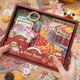 Тематический набор для скрапбукинга и кардмейкинга "Десерт" из 154 элементов для творчества: блокнот, планер, картинки, наклейки, бумага для декора (HT97I) - изображение 7