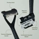 Многоразовая бритва Leaf Two с подвижной головкой, Leaf Shave, цвет Black - изображение 3