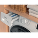 Пральна машина Indesit фронтальна, 6кг, 1200, A+++, 44.6см, дисплей, пара, інвертор, люк чорний, білий - зображення 7